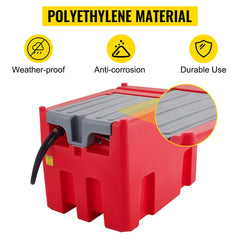 Premium Portable Diesel Fuel Transfer Tank With Automatic Pump & Hose, 116 Gal (96474153)