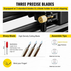 Premium Vinyl Design Cutting & Printing Machine Kit, 53'' (SAK26843)