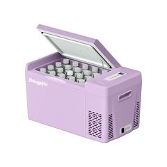 BougeRV 12V 23 Quart Colorful Purple Portable Fridge