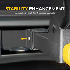 BougeRV Hitch Ski Snowboard Rack with Security Lock R0206-00025-BK