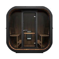 SaunaLife Model CL7G 6-Person Cube-Series Luxury Wooden Outdoor Home Sauna Kit [SL-MODELCL7G] (SAK95274)