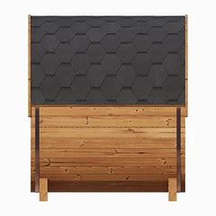 SaunaLife Model E6 Ergo Series 3-Person Thermo-Spruce Backyard Sauna Barrel [SL-MODELE6] (SAK38572)