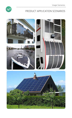 Full Battery Sunpower 100W Flexible Solar Panel with Maxeon Technology cells spr-e-flex-100