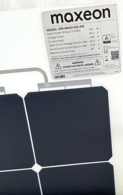 Full Battery Sunpower Maxeon Air 330W Flexible Solar Panel spr-e-flex-330