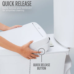 [SW4736AT40#01] TOTO S7A Washlet Elongated Bidet Toilet Seat With EWater And Auto Open/Close Contemporary Lid (SAK54823)