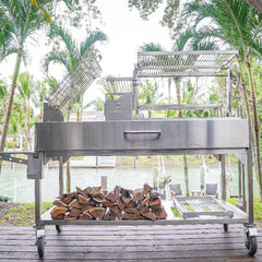 Tagwood BBQ Argentine Santa Maria Wood Fire & Charcoal Gaucho Grill, 91" [BBQ26SS] (SAK73645)