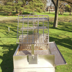 Tagwood BBQ Argentine Santa Maria Wood Fire & Charcoal Gaucho Grill, 91" [BBQ26SS] (SAK73645)