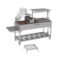 Tagwood BBQ Argentine Santa Maria Wood Fire & Charcoal Gaucho Grill, 91" [BBQ26SS] (SAK73645)
