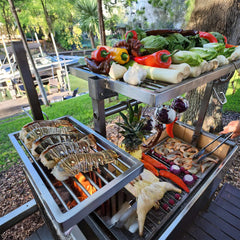 Tagwood BBQ Argentine Santa Maria Wood Fire & Charcoal Gaucho Grill [BBQ06SS] (SAK62378)