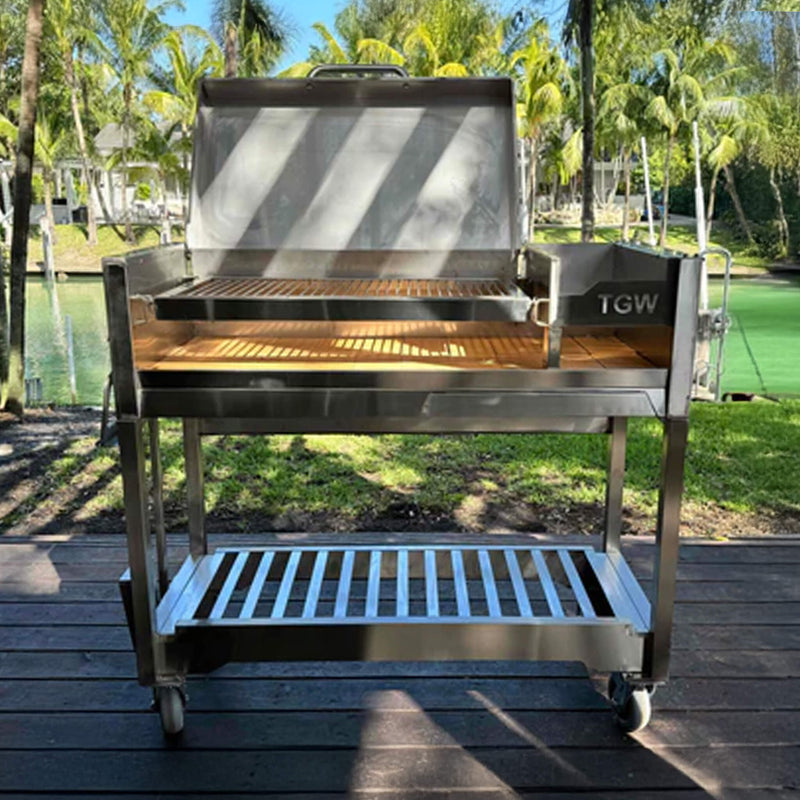Tagwood BBQ Argentine Wood Fire & Charcoal Gaucho Grill [BBQ18SS] (SAK19275)