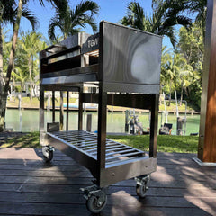 Tagwood BBQ Argentine Wood Fire & Charcoal Gaucho Grill [BBQ18SS] (SAK19275)