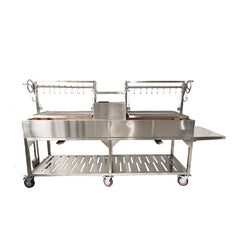 Tagwood BBQ Argentine Santa Maria Wood Fire & Charcoal Gaucho Grill [BBQ24SS] (SAK73629)