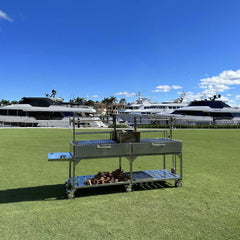 Tagwood BBQ Argentine Santa Maria Wood Fire & Charcoal Gaucho Grill [BBQ24SS] (SAK73629)