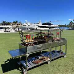 Tagwood BBQ Argentine Santa Maria Wood Fire & Charcoal Gaucho Grill [BBQ24SS] (SAK73629)