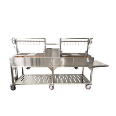 Tagwood BBQ Argentine Santa Maria Wood Fire & Charcoal Gaucho Grill [BBQ24SS] (SAK73629)