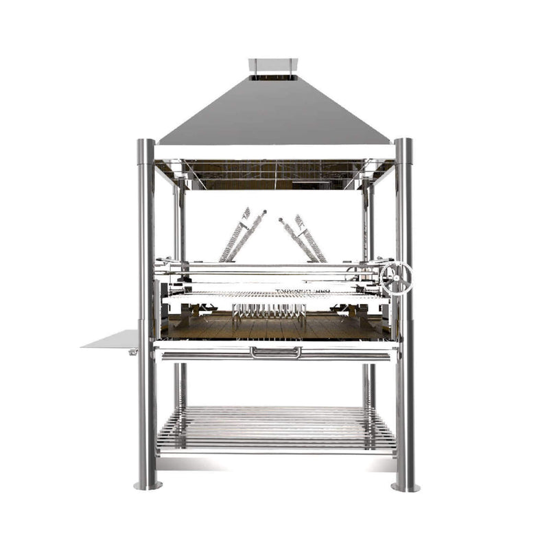 Tagwood BBQ XL Argentine Santa Maria Wood Fire & Charcoal Grill [BBQ22SS] (SAK48213)