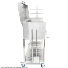 Tagwood BBQ Argentine Santa Maria Wood Fire & Charcoal Gaucho Grill With Top Lid [BBQ01SS] (SAK15289)