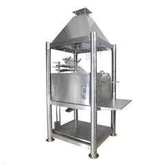 Tagwood BBQ (THE BEAST) Argentine Santa Maria Stainless Steel Wood Fire & Charcoal Gaucho Grill, 61" [BBQ02SS] (SAK38192)