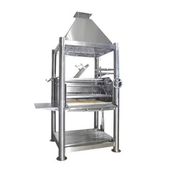 Tagwood BBQ (THE BEAST) Argentine Santa Maria Stainless Steel Wood Fire & Charcoal Gaucho Grill, 61" [BBQ02SS] (SAK38192)