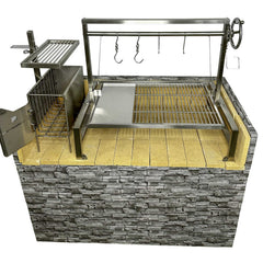 Tagwood BBQ Argentine Santa Maria Wood Fire & Charcoal Grill, 40" [BBQ09SS] (SAK94015)