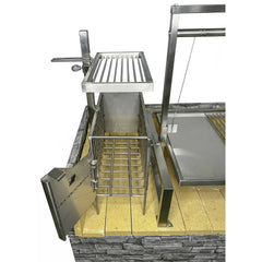 Tagwood BBQ Argentine Santa Maria Wood Fire & Charcoal Grill, 40" [BBQ09SS] (SAK94015)