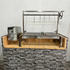 Tagwood BBQ Argentine Santa Maria Wood Fire & Charcoal Grill, 40" [BBQ09SS] (SAK94015)