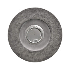 32" Transitional Outdoor Concrete Round Propane Fire Pit Table, Gray (SAK48268)