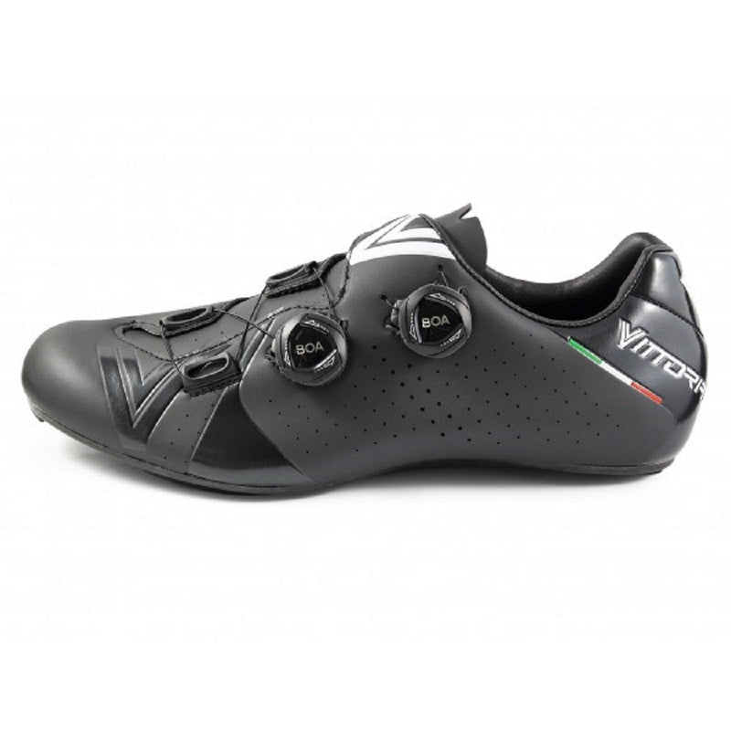 Vittoria Velar Road Cycling Shoes (Black) Speedplay Sole EU 45