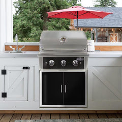 Wildfire Outdoor Living Ranch Pro 304 Stainless Steel Natural Gas Grill, 30" (WF-PRO30G-RH-NG) (SAK25374)