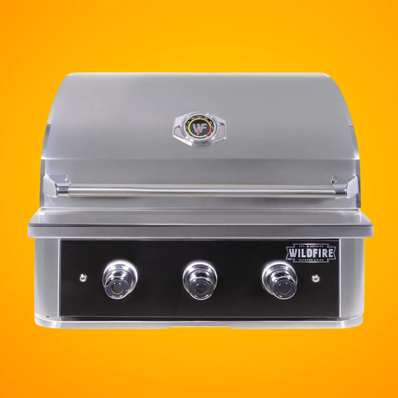 Wildfire Outdoor Living Ranch Pro 304 Stainless Steel Natural Gas Grill, 30